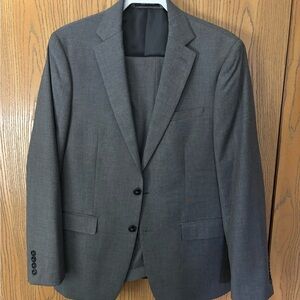 Calvin Klein charcoal grey suit